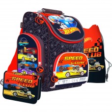 HOT WHEELS 3-tlg. Set Schulranzen Ranzen Rucksack Tornister Jungen Autos Cars