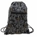 MINNIE MOUSE Rucksack Kordelrucksack Mädchen Frauen Freizeit String_schwarz weiß gold