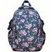 SET Schulrucksack Mäppchen FLOWER Blumen Mädchen Blau Rosa Lila Schulranzen Gro?