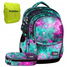 KATZE EINHORN Set Schulranzen Mäppchen Turnbeutel Stift Grundschule pink